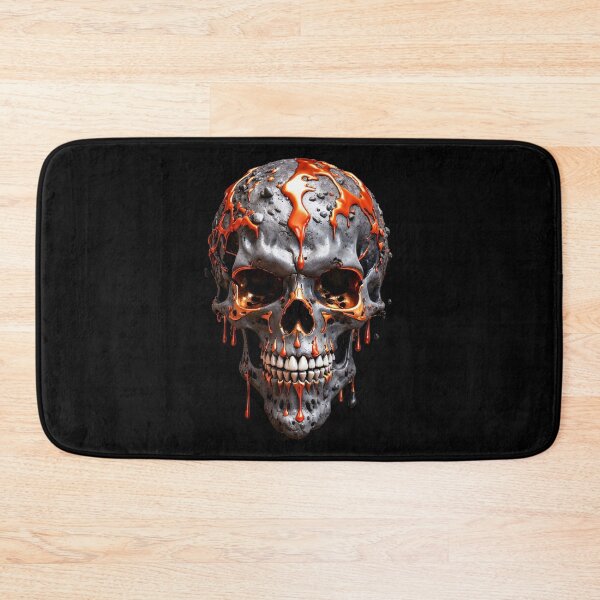 Item preview, Volcanic Rock lava Trible Skull designed and sold by CropWear.