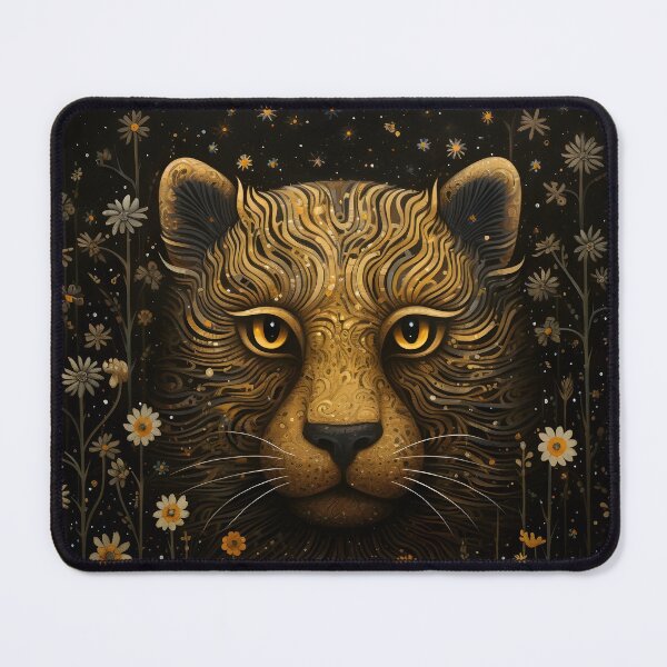 Item preview, abstract art print of a detailed tiger print designed and sold by dcrc.