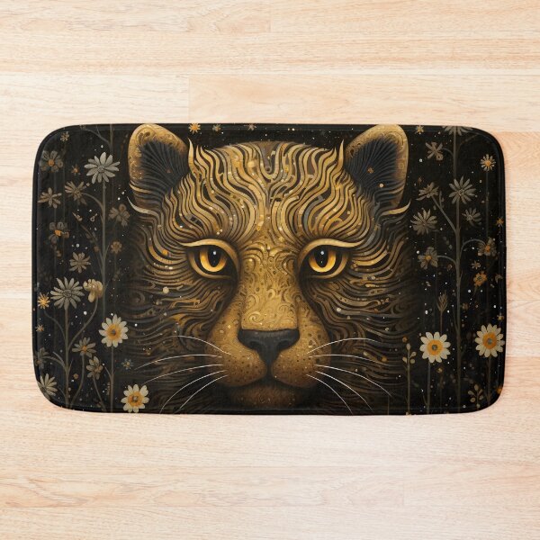 Item preview, abstract art print of a detailed tiger print designed and sold by dcrc.