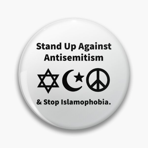 Item preview, Stand up against antisemitism and stop Islamophobia  designed and sold by Rachel the Artist .