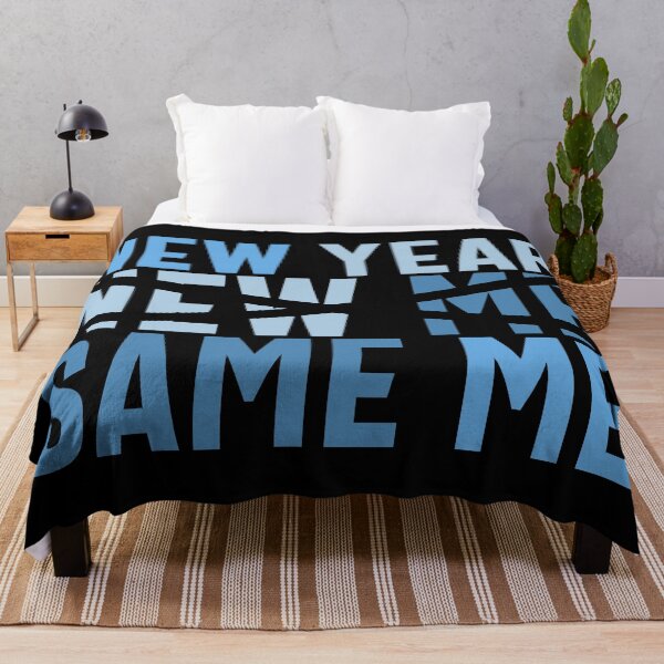 Item preview, New Year, New Me, Same Me - Funny New Year Celebration (Blue Design) designed and sold by Spiprinto.