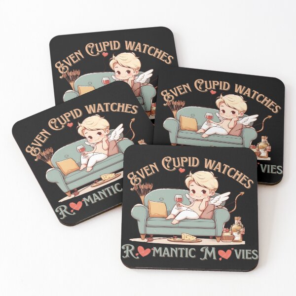 Item preview, Even Cupid watches romantic movies designed and sold by Fr0mtheMachine.