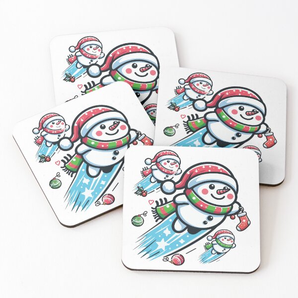 Item preview, Flying Snowmen designed and sold by SiMinDesigns.
