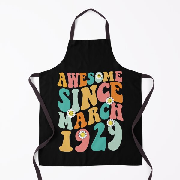 Item preview, Awesome Since March 1929 | Made In 1929 | Retro Groovy Birthday designed and sold by Christina-grich.