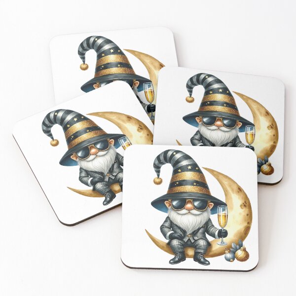 Aperçu de l'œuvre Fête du Nouvel An Cool Gnomes créée et vendue par morirein.
