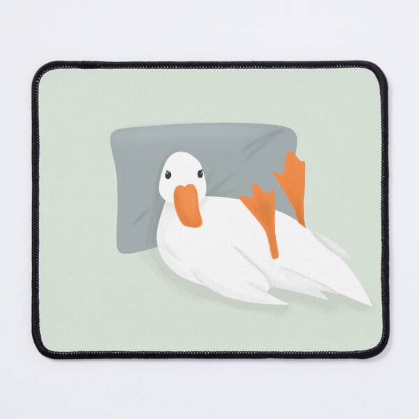 Item preview, Goose relaxing in bed designed and sold by CreativeElle.