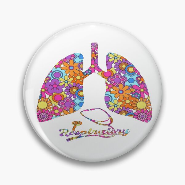 Item preview, Light Purple Floral Respiratory  designed and sold by natnat7w.