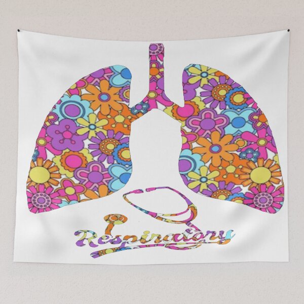 Item preview, Light Purple Floral Respiratory  designed and sold by natnat7w.