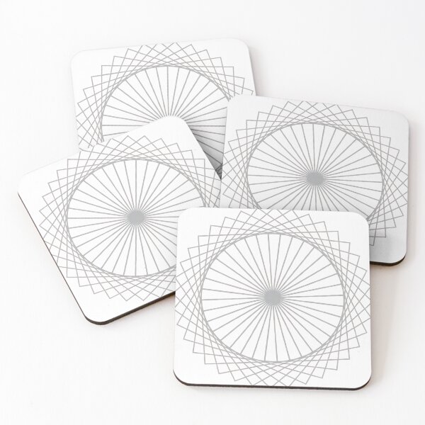 Item preview, Geometric art 36 squares rotated at different angles of 10 degrees. designed and sold by 9blueart.