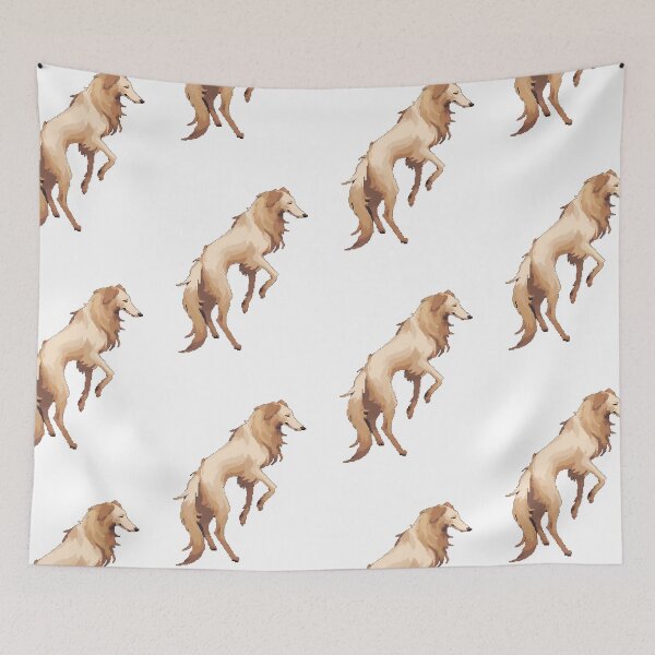 Item preview, Borzoi dog - Pixel art designed and sold by octoboobs.