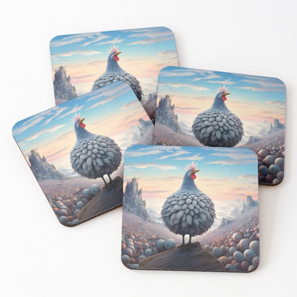 Item preview, Chicken on eggs designed and sold by Pixelartistin.