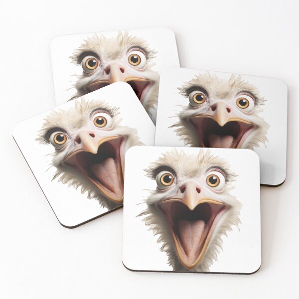 Item preview, A Happy Smiling Ostrich designed and sold by MarkColeImaging.