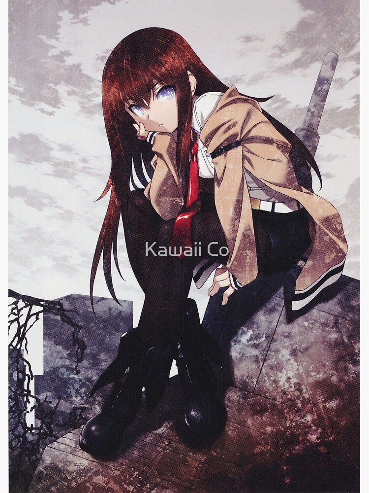 Steins Gate Kurisu Makise Greeting Card By Kawaiico Redbubble