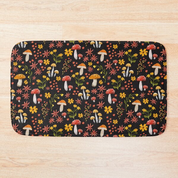 Item preview, Magical woodland mushroom pattern designed and sold by pinkyfish1010.