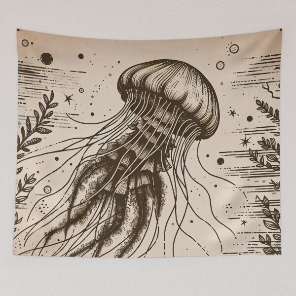 Item preview, Mystic Ocean Depths Inked Elegance designed and sold by PictorialWhimsy.