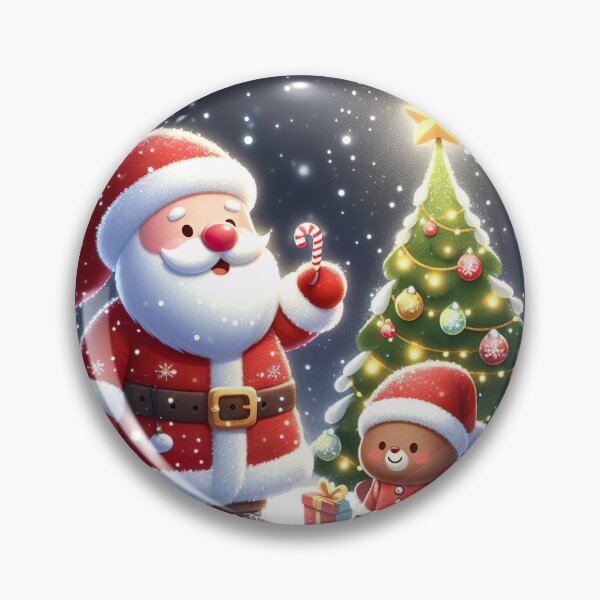 Item preview, "Magical Christmas Night: Santa Claus, Cute Tree, Snowy Sky Delight" designed and sold by Huycao211.