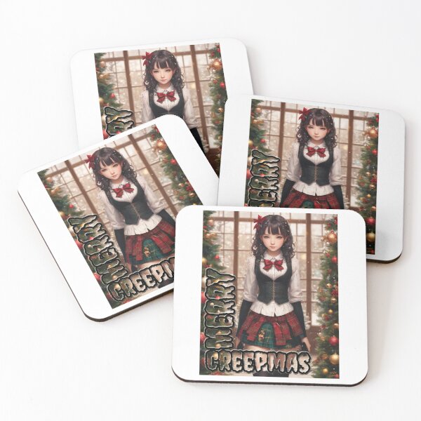 Item preview, Merry Creepmas; Gothic Schoolgirl;  designed and sold by StickerApe.