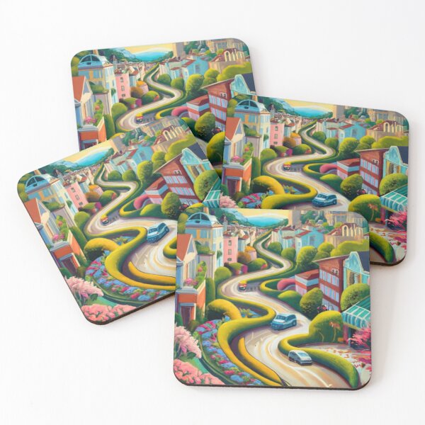 Item preview, Lombard Street Bends designed and sold by ArtsDestination.