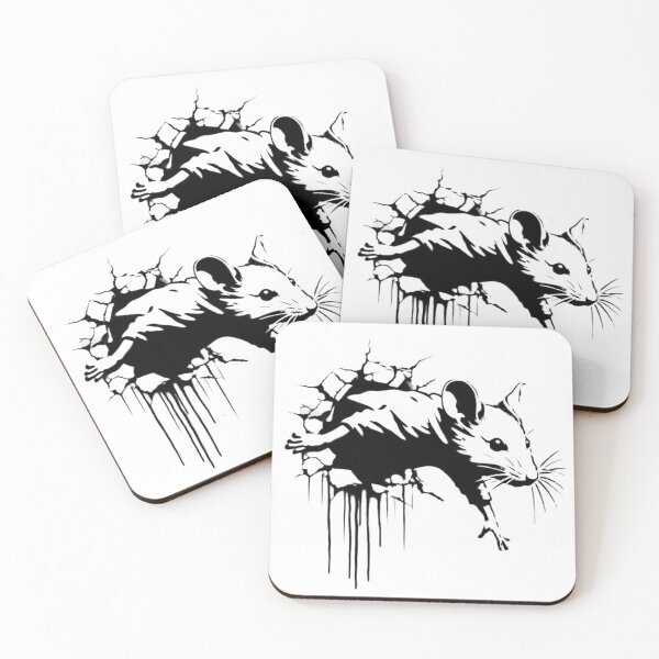 Item preview, Rat street art designed and sold by Shiny Studio .