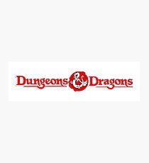 Dungeons & Dragons Photographic Print