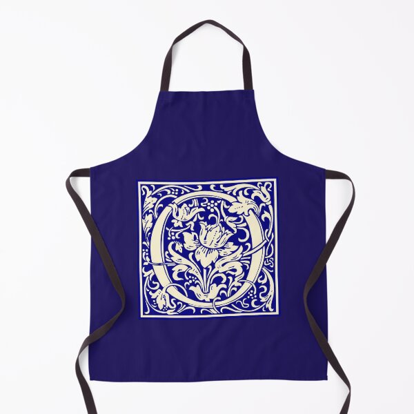 Item preview, William Morris Vintage Letter O Monogram Initial Blue designed and sold by Jeallan Designs.