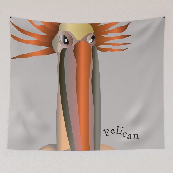 Item preview, Gory details A Pelican that has just mistaken super glue for hair gel. designed and sold by Gorydetails.