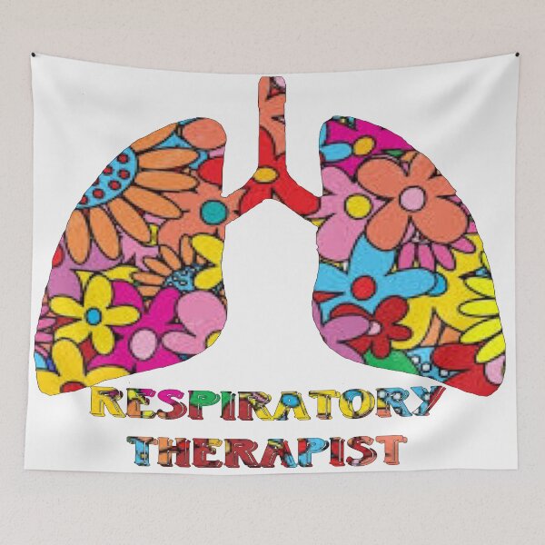 Item preview, Floral Respiratory Therapist designed and sold by natnat7w.