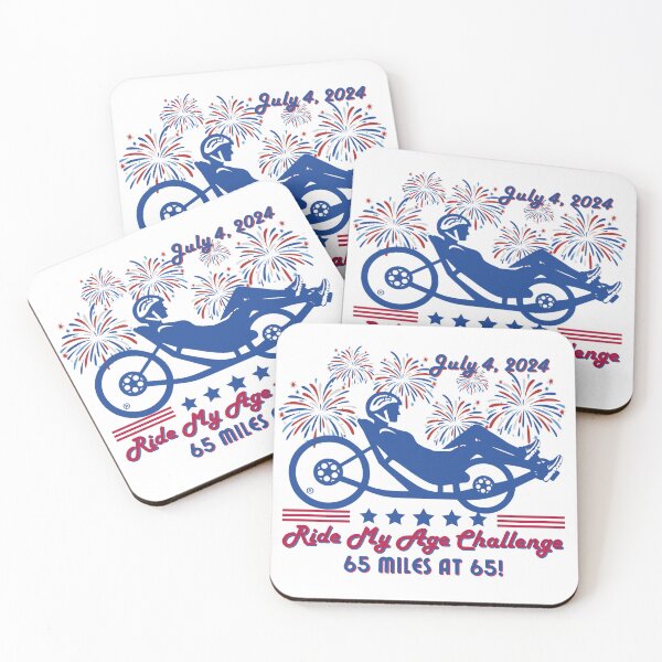 Item preview, CUSTOM REQUEST - Recumbent Life Design - Ride My Age Challenge designed and sold by RecumbentLife.