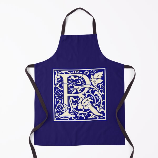 Item preview, William Morris Vintage Letter R Monogram Initial Blue designed and sold by Jeallan Designs.