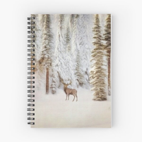 Item preview, Winter Mood With A Deer In The Snowy Forest  designed and sold by Pretty-Bird.