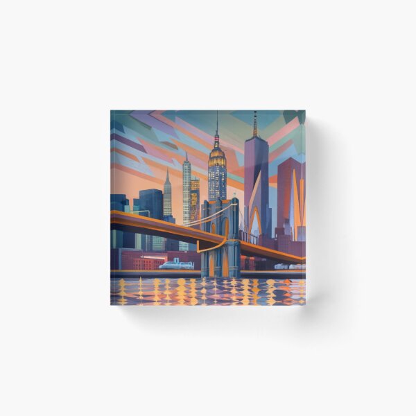 Item preview, Manhattan Skyline designed and sold by ArtsDestination.