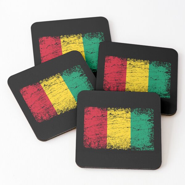 Item preview, Guinea flag used look designed and sold by GeogDesigns.