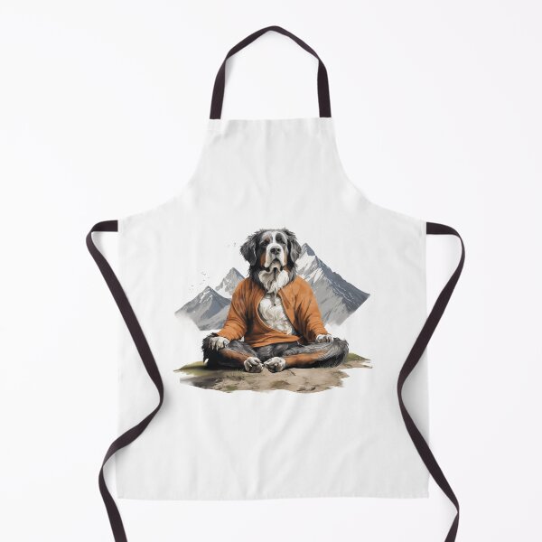 Item preview, Canine Calm: Bernese Mountain Dog Doing Yoga - Style 2 designed and sold by cleverEndeavor.