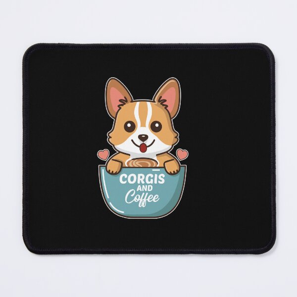 Item preview, Coffee And Corgi T-shirt Design. designed and sold by Faysalfashion.