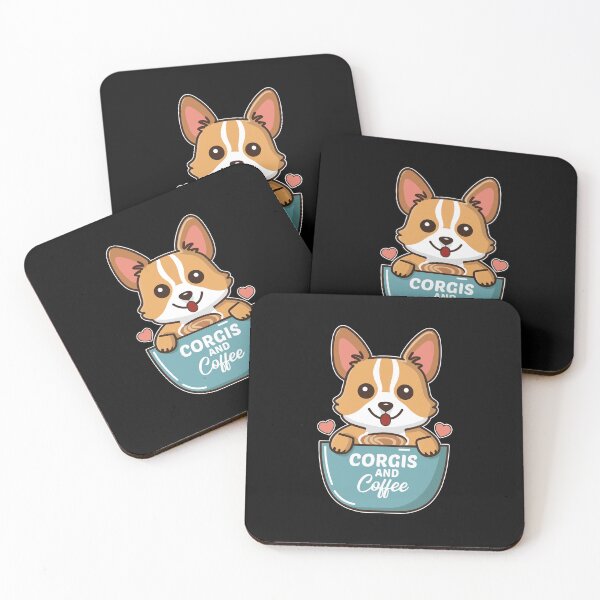 Item preview,  Coffee And Corgi T-shirt Design. designed and sold by Faysalfashion.