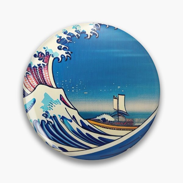 Item preview, "Contemporary Hokusai Waves: Mesmerizing Sea Depiction" designed and sold by Huycao211.