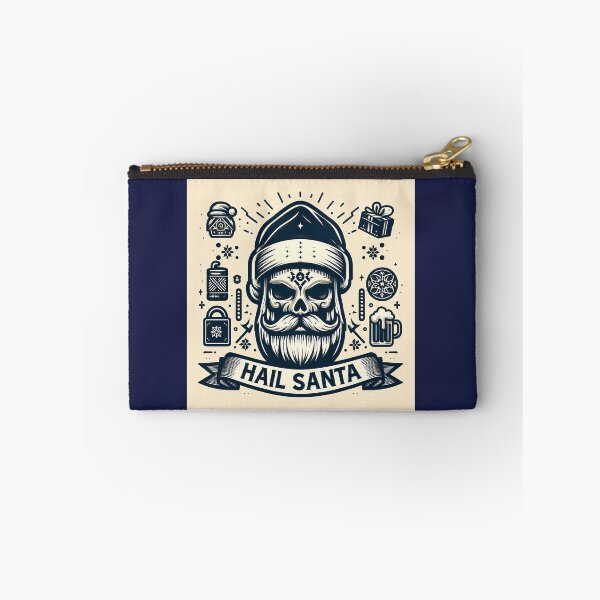 Item preview, Hail Santa - Skull in santa hat designed and sold by PickledjoArt.