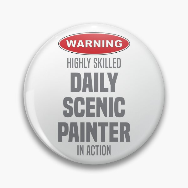 Item preview, Highly Skilled Daily Scenic Painter in Action designed and sold by NermilioDesigns.