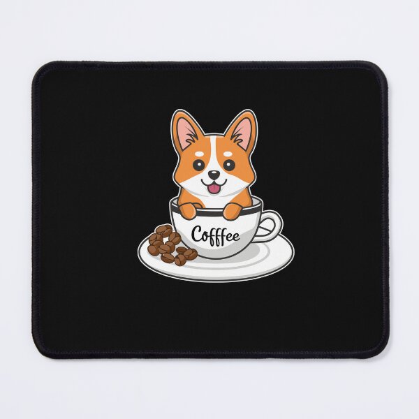 Item preview, Coffee And Corgi T-shirt Design. designed and sold by Faysalfashion.