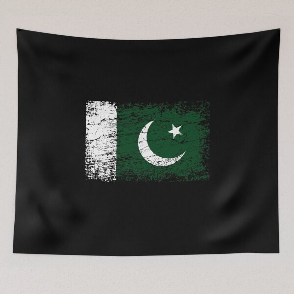 Item preview, Pakistan flag used look designed and sold by GeogDesigns.