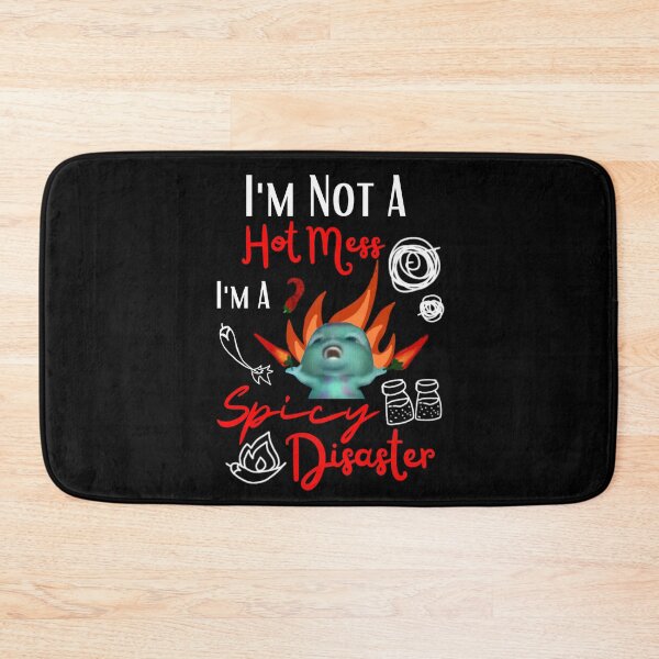 Item preview, Funny Bibble Meme I'm Not A Hot Mess I'm A Spicy Disaster Fairytopia  designed and sold by FociCreate.
