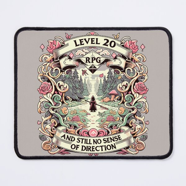 Item preview, Level 20 and Still No Sense of Direction - Role- Playing Games - Video Games designed and sold by InkCraftHouse.