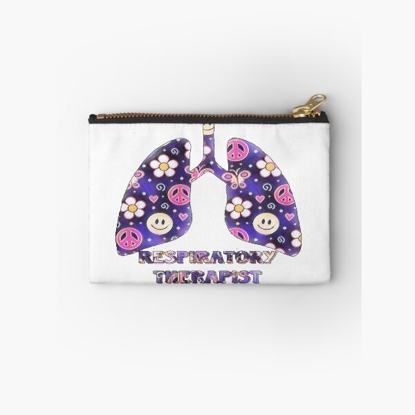 Item preview, Purple Peace Smily Floral Respiratory Therapist designed and sold by natnat7w.