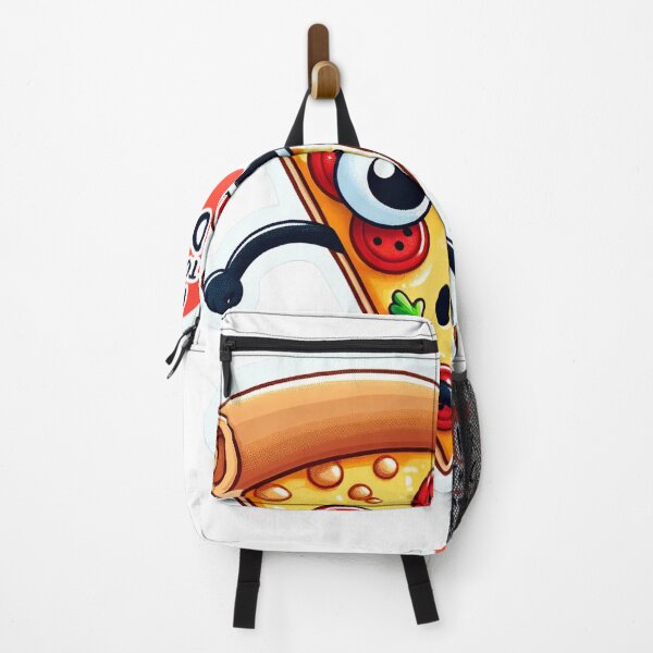 Item preview, Funny Pizza Slice Cartoon Sticker - Embracing 'Crust Destiny' designed and sold by The-Library.