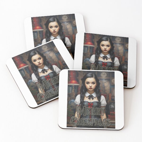Item preview, Merry Creepmas; Gothic Schoolgirl;  designed and sold by StickerApe.