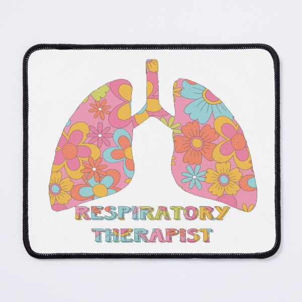 Item preview, Pink Floral Retero Respiratory Therapist designed and sold by natnat7w.