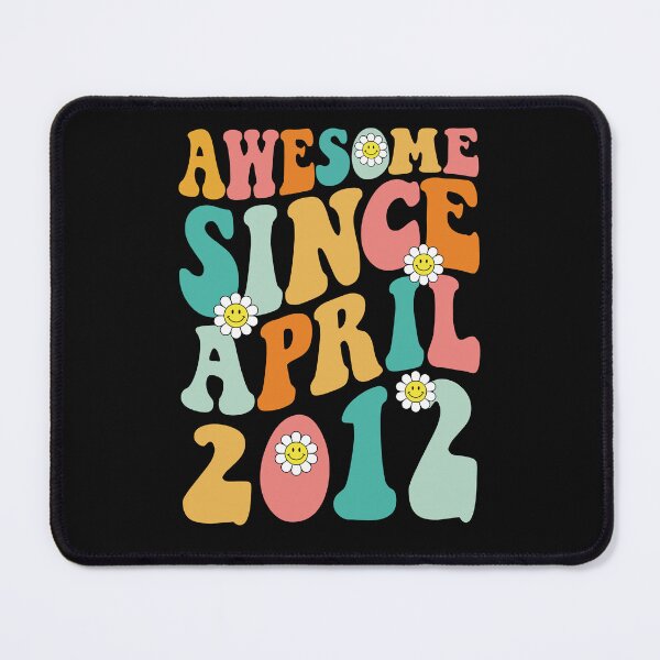 Item preview, Awesome Since April 2012 | Made In 2012 | Retro Groovy Birthday designed and sold by Christina-grich.