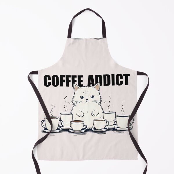 Item preview, Kitty Coffee Addict designed and sold by Catophile.