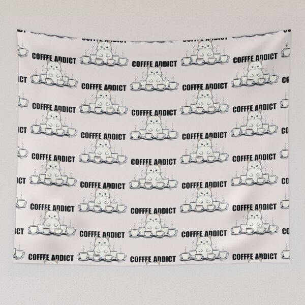 Item preview, Kitty Coffee Addict designed and sold by Catophile.