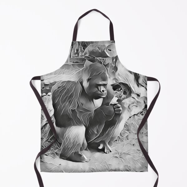 Item preview, Silverback Contemplation Retro designed and sold by ZaryaParx.